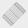 Ground for glazing and cooling confectionery, 3 tiers, 40.5 × 25 cm, black color