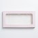 Chocolate box, confectionery packaging, “pink”, with a window, 17.3 x 8.8 x 1.5 cm