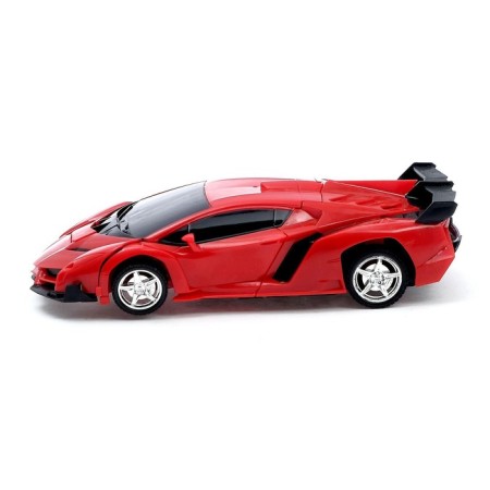 Robot radio -controlled Lambo, transforms from the remote control, scale 1:18, red color-5