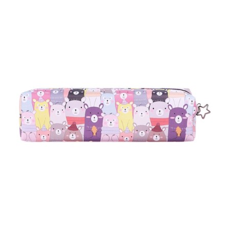 School pencil case with lightning, cat mix-4