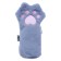 Penal soft 1 compartment, 120 x 230 mm, flat, fur, calligrata "cat foot" Pink