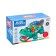The gear crocodile, light and sound, works from batteries, green color