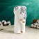 Figure "Elephant Hathi" White with painting, 20cm