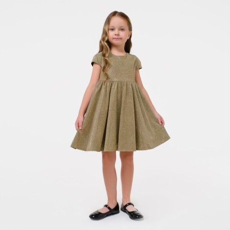Dress elegant children's KAFTAN, p. 28 (86-92 cm), golden-1