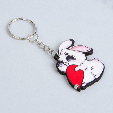 Key keychain, pair on the magnet, 2 pcs "Two halves", 9 x 15 cm-5