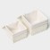 A set of handmade interior baskets with a lid LadOM, 2 pcs, size: 20 × 20 × 15 cm, 25 × 25 × 18 cm
