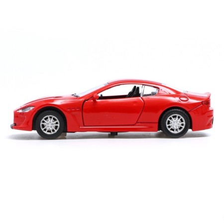 Metal “coupe”, inertia, light and sound, 1:32, doors open, red color red-1