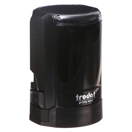 Equipment for round printing automatic Trodat Printy 4642, diameter 42 mm, with a lid, black body-7