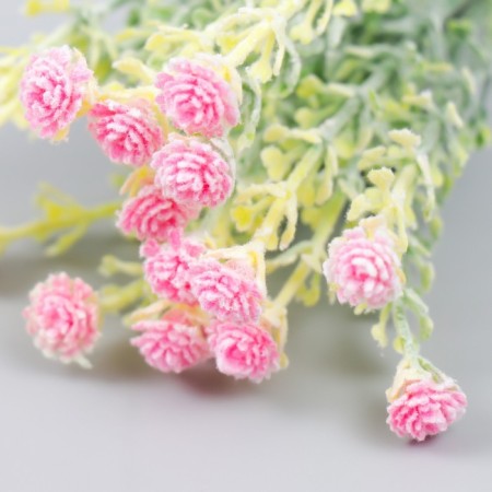 Flowers for decorating "Shabo clove" pink 1 bouquet = 6 heads 17 cm-2