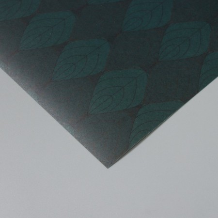Scrapbooking paper "Leaflets" density 180 grams set 5 pcs 30.5x32 cm-3