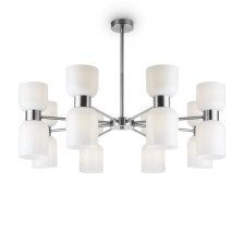 Подвесной светильник Freya FR5203PL-16CH Savia, 860х860х510 мм, E27, 16х60Вт, цвет хром