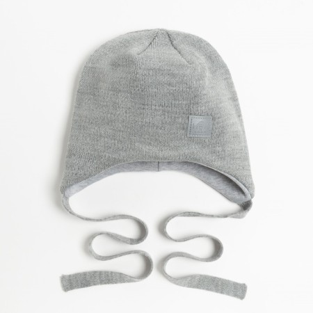 Children's hat, gray color, size 54-58