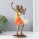 Souvenir Polystone "Selfies of Girlfriends" Bronze, Orange-White 13x8x25.5 cm