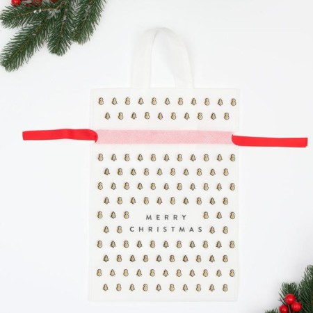 Gift bag "New Year's Pattern", 22 x 32 cm-3
