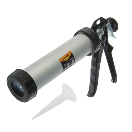 SPARTA sealant gun, 400 ml, closed, aluminum case, round rod 8 mm-1