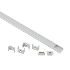 A set with an an anodized profile era 1506, 15x6mm, 2 m