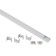A set with an an anodized profile era 1506, 15x6mm, 2 m