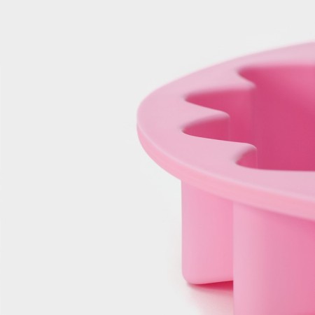 Baking uniform "Chamomile", silicone, 23 × 4.5 cm, pink color-4