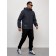 Sports male jacket, size 48, dark blue color