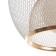 Bayerlux lamp "Maura" E27 40W white-gold 40x40x32-132cm