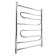 The heated towel rail "Liana" 500x800, internal thread 1/2 "