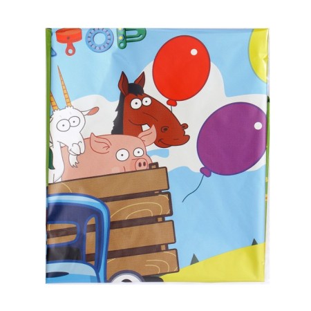 Foil ball 18 “Blue Tractor. Funny Journey”, Circle, Blue, 1 pc.-2