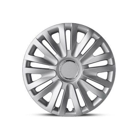 Wheel caps Autoprofi R14, PP plastic, adjusting rim, metallic, 350mm, 4 pcs-1