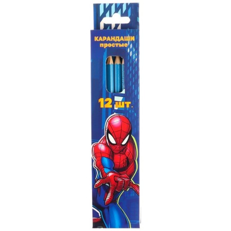 Pencil is simple, 12 pieces, spider-man-5