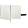 Diary half -dated A5+, 192 leafs Escalada, firm binding with foam, artificial leather "Siff", pancake embossing, metal corners, foil embossing, cream offset 80 g/m², black