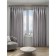 Decofest "Trinity" curtains, size 200x280 cm, color light gray