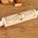 Rockbar with the inscription "I will take out the brain", birch, 21.5 × 3.5 cm