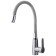 Fashun A54301-12 kitchen mixer, single-leaf, flexible spout, stainless steel, satin, gray