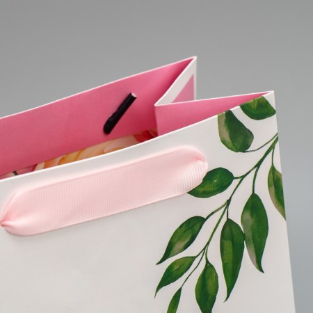 Gift laminated double -sided, packaging, “be happy”, MS 18 x 23 x 10 cm-4