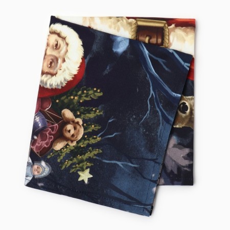 Kitchen towel: New Year "Ethel" Christmas history 40x70 cm, 100% hl, sarzha 190 g/m2-4