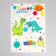 Decoration for the cake "Happy Birthday. Dinosaurs "