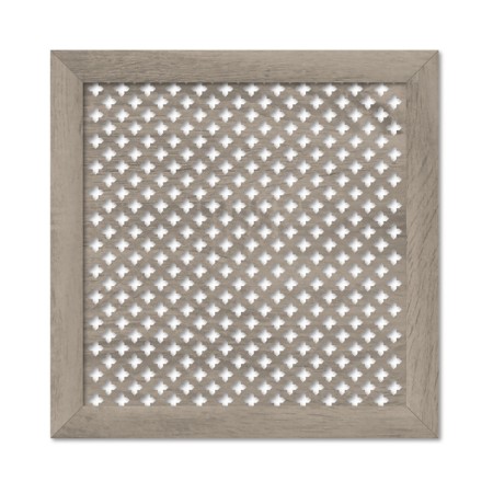 Screen for radiator, Gothico, oak vintage, 60x60 cm