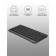 Keyboard A4Tech FSTYLER FBK11 Black/Gray USB wireless BT/Radio Slim