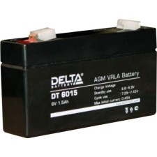 Battery Delta DT6015, 6 V, 1.5 A/h