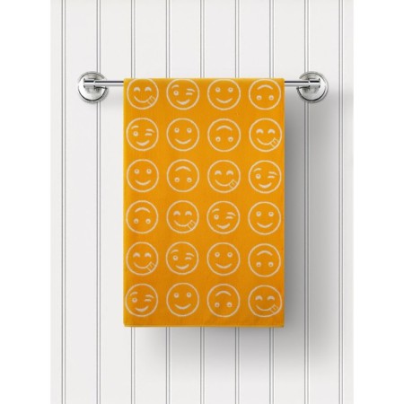 Tricky Tensor Guten Morgen Smile, 450 gr, size 70x140 cm, color orange color-7