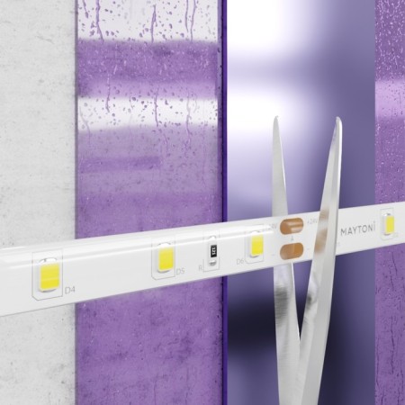 LED tape Maytoni, 24V, IP65, 2835, 7.2W/m, 3000k, 5 m, monochrome glow-1