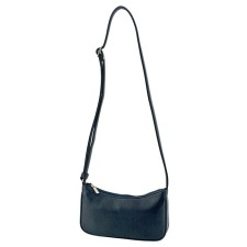Female bag, artificial leather, blue 23x3x12 cm