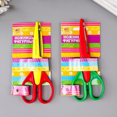 Embossed scissors 15.5 cm mix-4