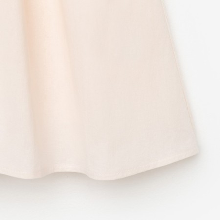 Платье для девочки MINAKU: Cotton Collection цвет бежевый, рост 140-9