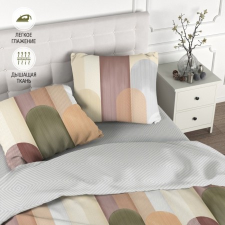 Bed linen 2 joint venture for snoff "Cleber", size 215x240 cm, 175x215 cm, 70x70 cm - 2 pcs-1