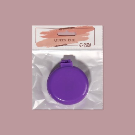 The comb is massage, folding, with a mirror, d = 6 cm, color mix-11