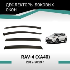 Defly window deflectors for Toyota Rav4 (XA40), 2012-2019