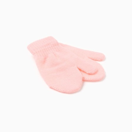 Baby mittens minku, pink color, 12 cm-1