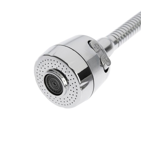 RMS SL50-016F kitchen mixer, single-leaf, high flexible spout, chrome-2