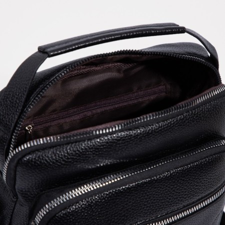Male bag, black color-5