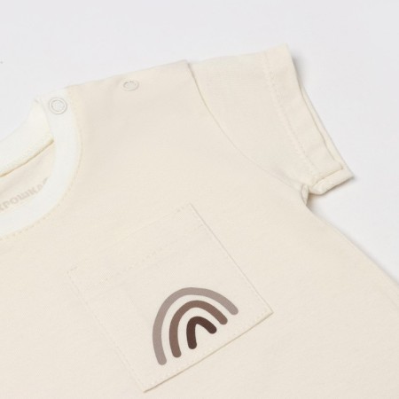 T-shirt t-shirt I am a rainbow, height 92-98 cm, beige-1